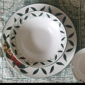 Stoneware place setting